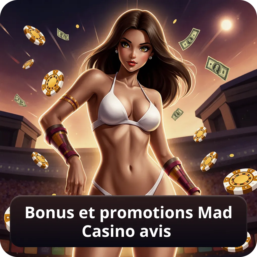 Bonus et promotions Mad Casino