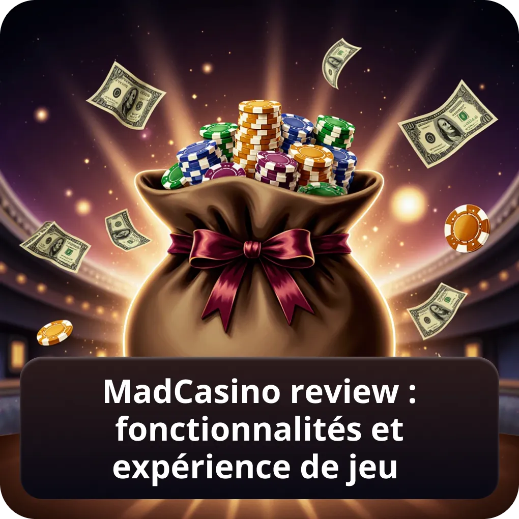 Madcasino review : fonctionnalités et expérience de jeu